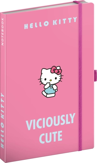 Quaderno a righe Hello Kitty, 13 × 21 cm