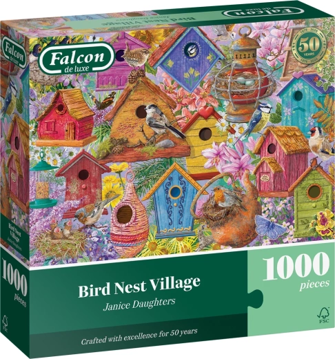 Puzzle Falcon Casette per uccelli 1000 pezzi