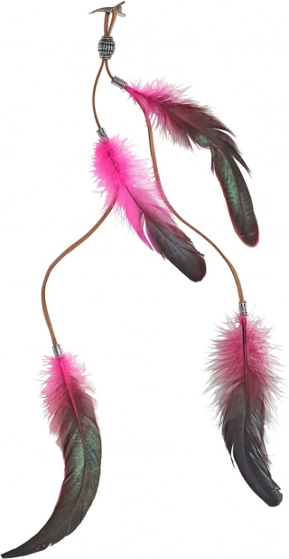 Decorazione per capelli rosa