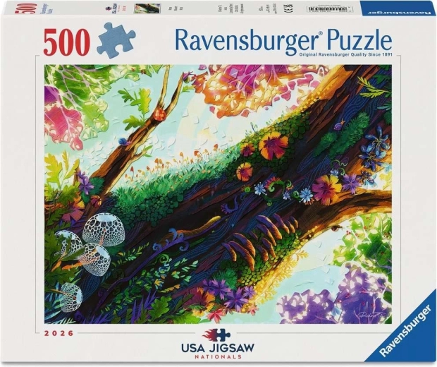 Puzzle Ravensburger USA Jigsaw Nationals: Bosco muschioso da 500 pezzi