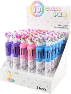 Penna Unicorno 10 colori