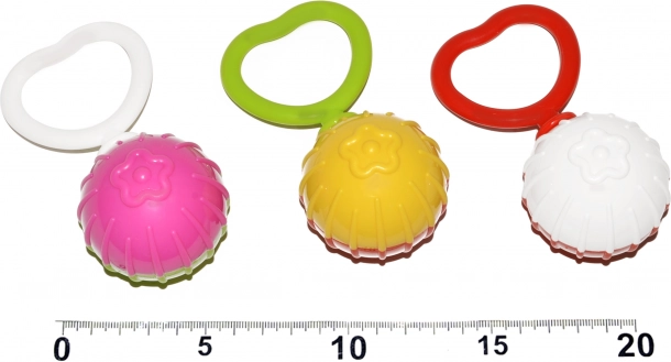 Sonaglio a forma sferica con motivo a cuore