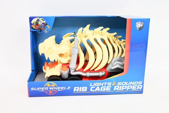 SuperWheelz veicolo fuoristrada Szkieletor con luci e suoni