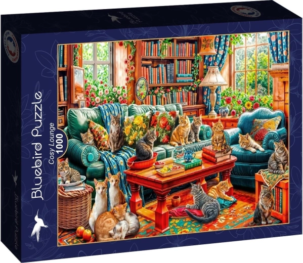 Puzzle Bluebird Soggiorno accogliente 1000 pezzi