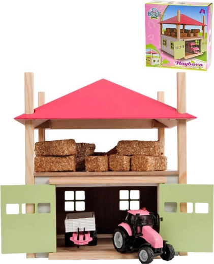Kids Globe fienile e stalla in legno 2 in 1 1:32