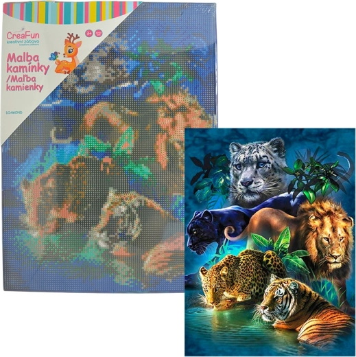 Pittura diamantata – Tartarughe 30 × 40 cm