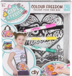 Borsa da colorare con pennarelli per tessuti