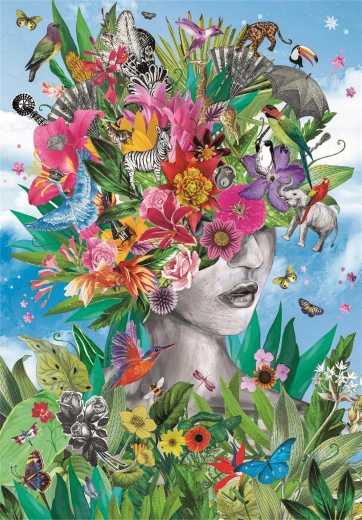 Con la testa nella giungla 500 pezzi