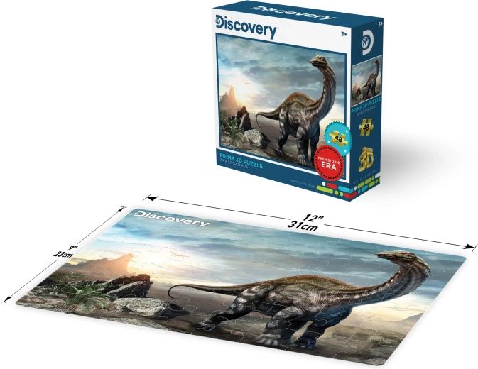 Puzzle 3D Apatosaurus 48 pezzi