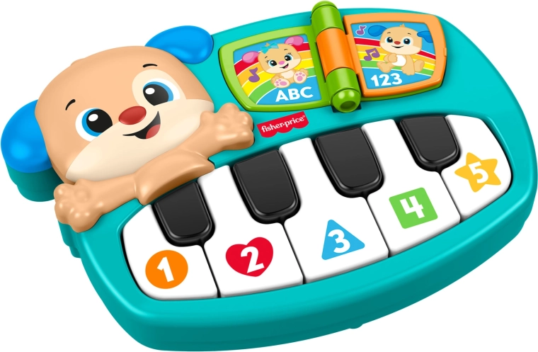 Fisher-Price pianino educativo del Cagnolino "Impara e ridacchia!"