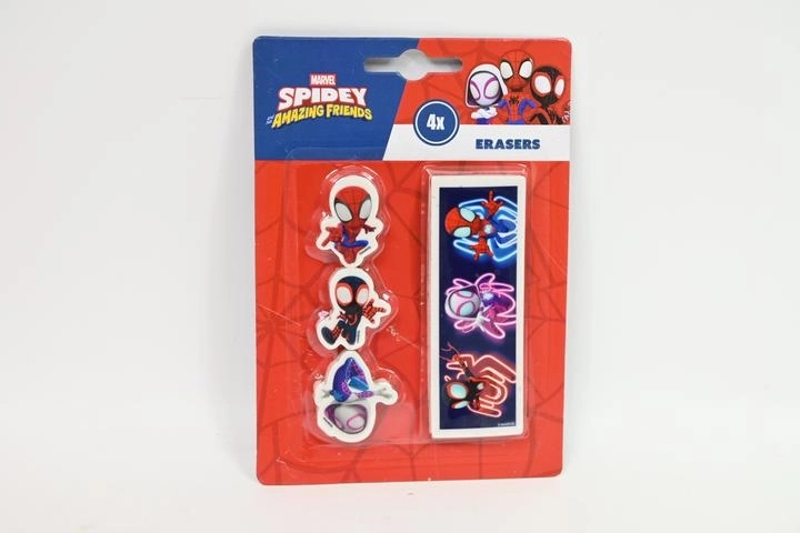 Gomme da cancellare Spidey e i suoi fantastici amici – set da 4 pz