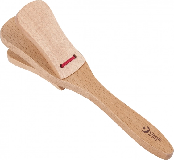 Castagnette per bambini CLASSIC WORLD – strumento musicale in legno