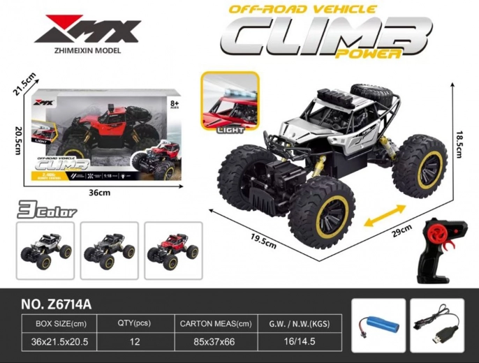 Crawler RC 1:18 Climb Power 4x4
