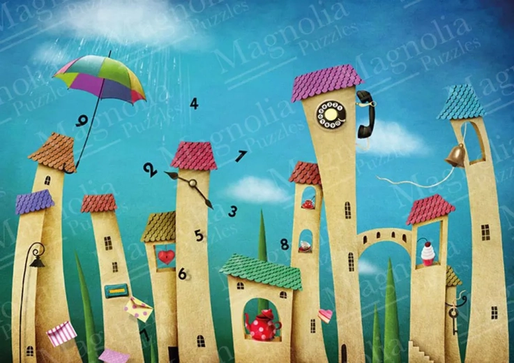 Puzzle Città Danzante 1000 pezzi