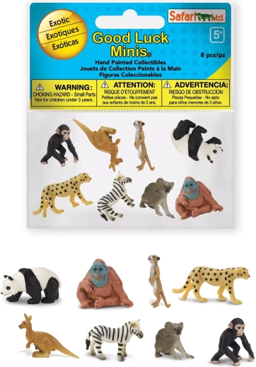 Safari Ltd. animali esotici – Good Luck Minis fun pack (8 mini figure)
