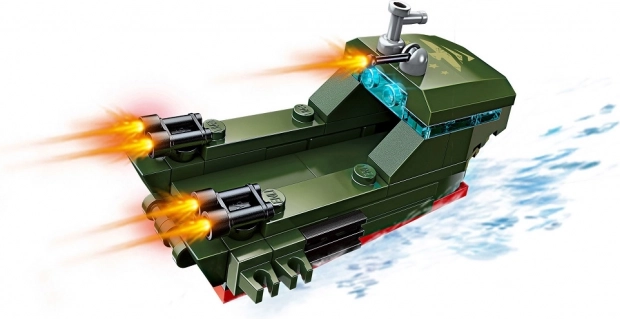 Qman hovercraft anfibio Grampus