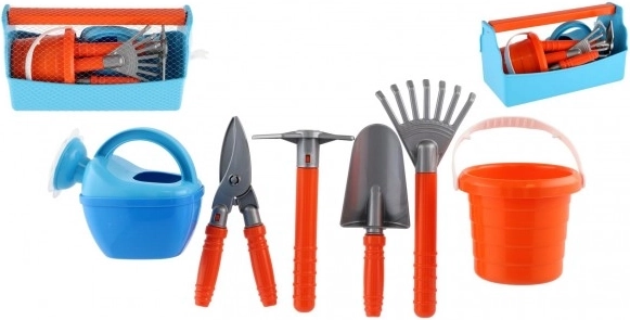 Set Attrezzi da Giardinaggio in Plastica 7 Pezzi