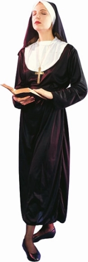 Costume classico da suora per adulti