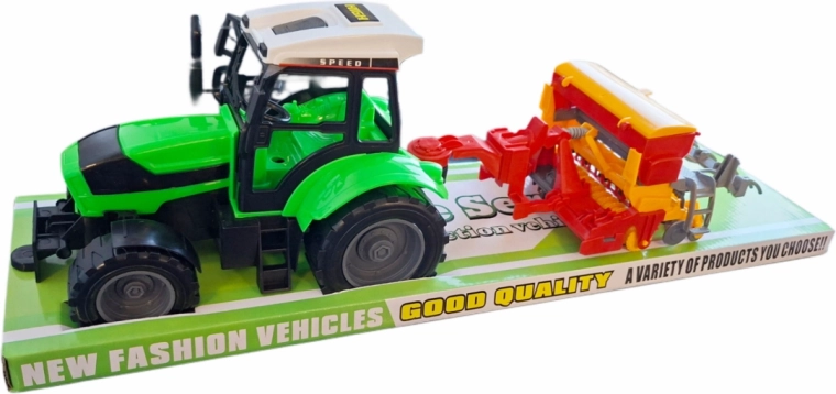 Trattore per piccoli agricoltori con rimorchio