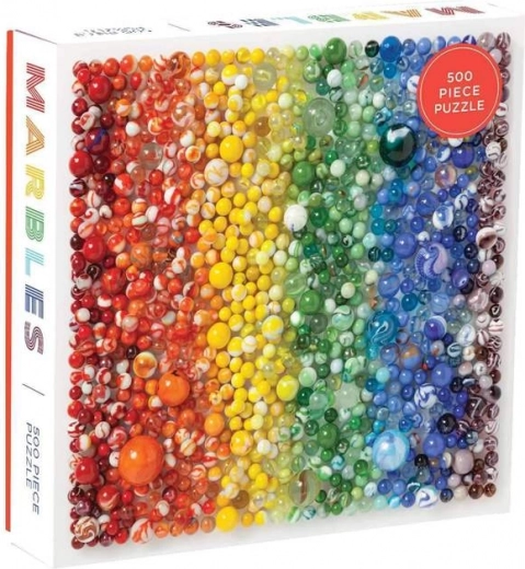 Puzzle Galison biglie arcobaleno 500 pezzi
