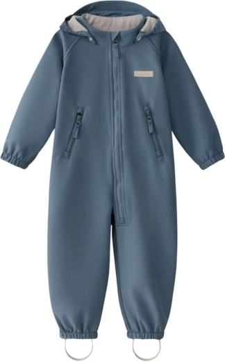 Tuta softshell Leokid Lilo storm blue, taglia 104
