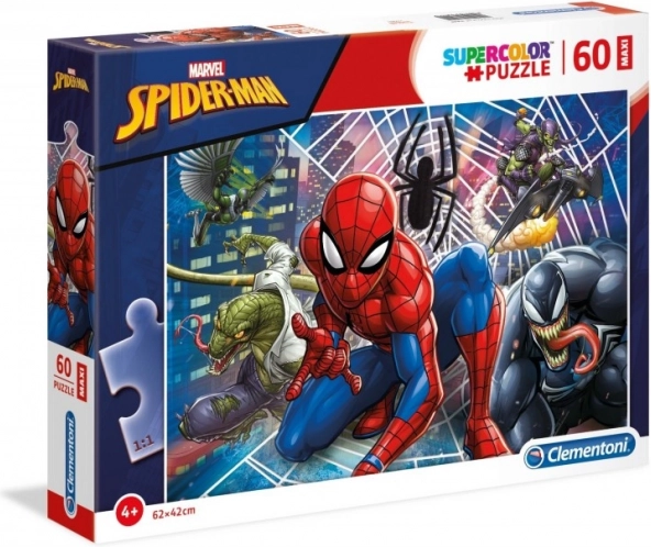 Puzzle 60 pezzi Maxi Super Color – SPIDER-MAN