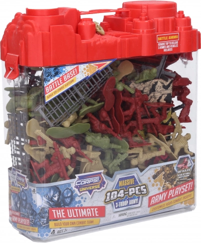 The Corps set di soldatini da 104 pezzi