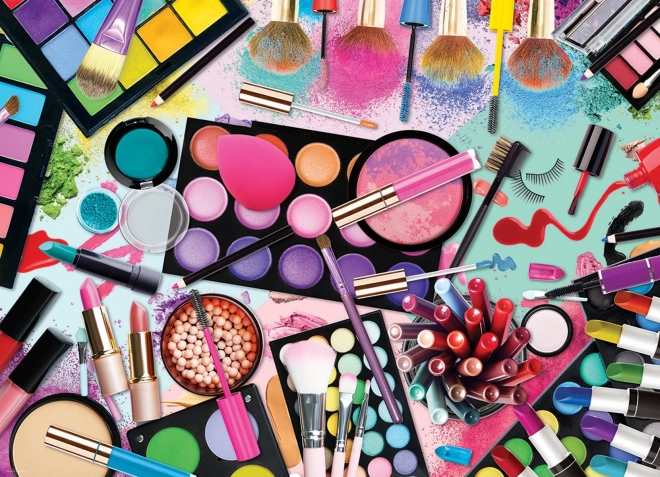 Puzzle Tavolozza di colori: Makeup 1000 pezzi
