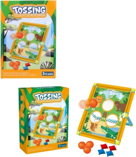 Set di giochi con bersaglio, palline e sacchetti da lancio