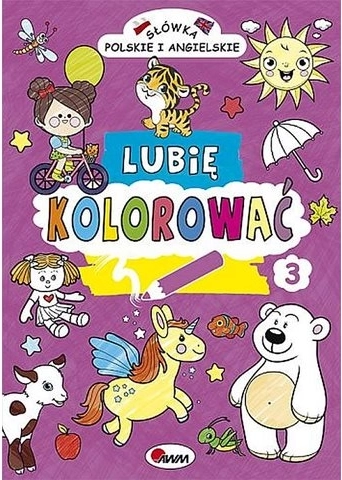 Lubię kolorować – parole in polacco e inglese
