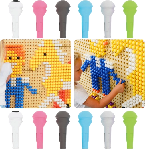Perni colorati Masterkidz per pannelli manipolativi STEM – 512 pz