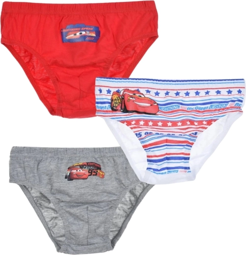 Slip in cotone da bambino Disney Pixar Cars – set da 3 pz