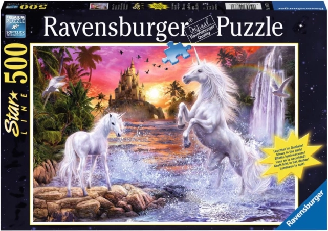 Puzzle Ravensburger Unicorni al fiume 500 pezzi