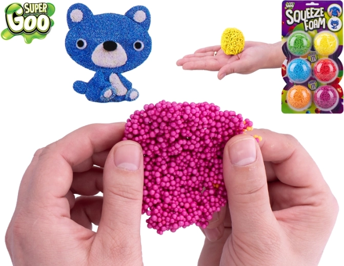 Super Goo pasta modellabile in schiuma – set 6 colori