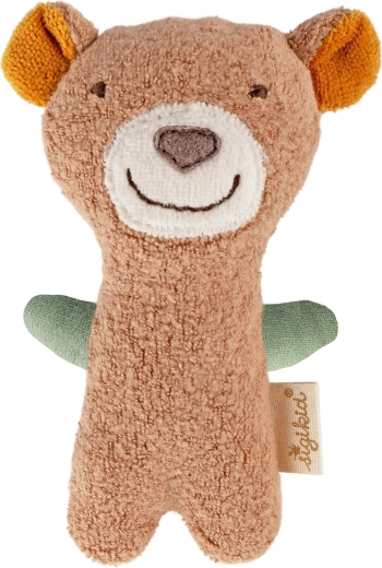 Sigikid primo peluche orsacchiotto con sonaglio