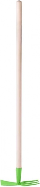 Zappetta a doppia lama per bambini con manico in legno 75 cm