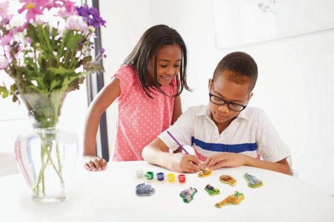 Crea e dipingi – magneti e badge safari