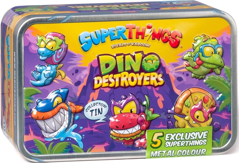 SuperThings Dino Destroyers set esclusivo lattina argentata