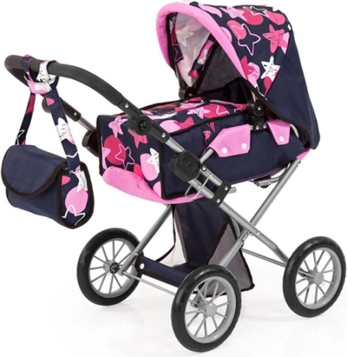 Bayer City Star passeggino combinato per bambole rosa-blu