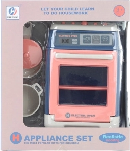 Cucina giocattolo con forno a batterie