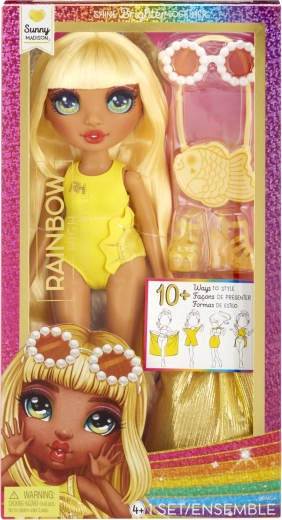 Bambola alla moda Rainbow High Swim Style Sunny Yellow