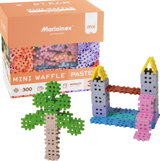 Costruzioni Marioinex Mini Waffle Pastel 300 pezzi