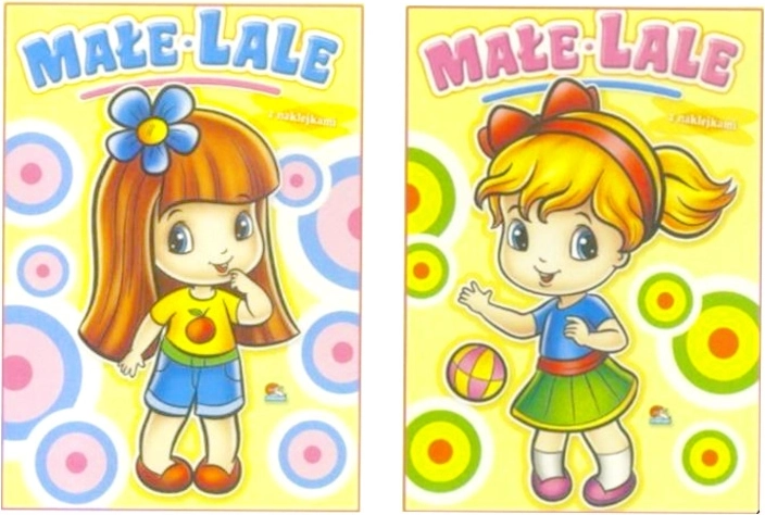 Album da colorare per ragazze con adesivi Piccola Lale