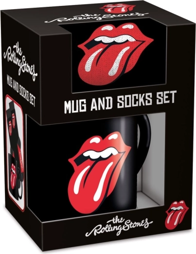 The Rolling Stones set regalo da uomo con tazza e calzini