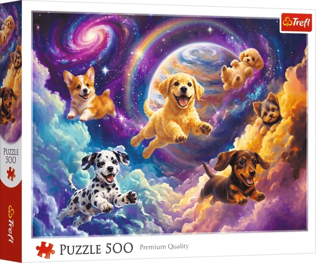 Puzzle Trefl Cuccioli spaziali da 500 pezzi