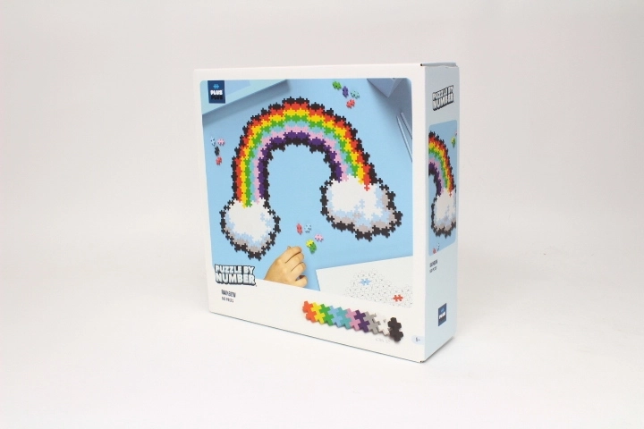Plus-Plus Puzzle by Number arcobaleno 500 pezzi