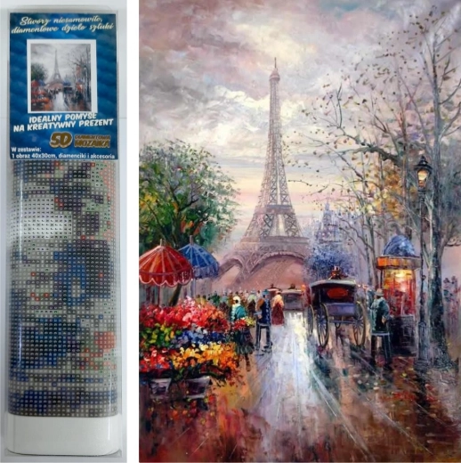 Norimpex pittura diamantata Passeggiata a Parigi 30 × 40 cm