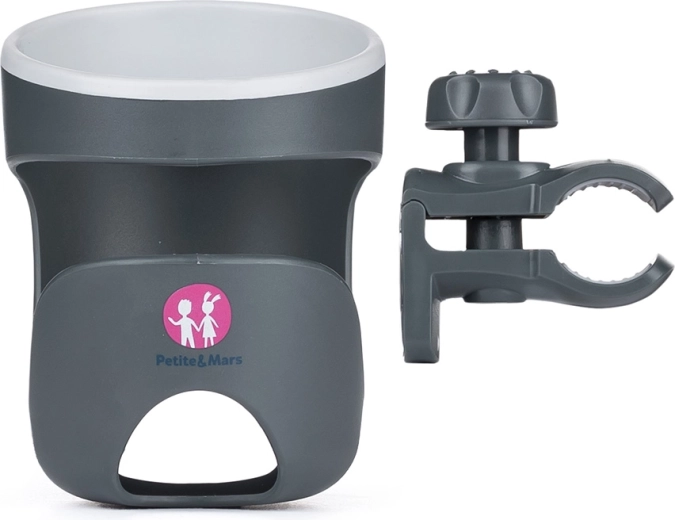 PETITE & MARS portabicchiere Handy Grey per passeggino