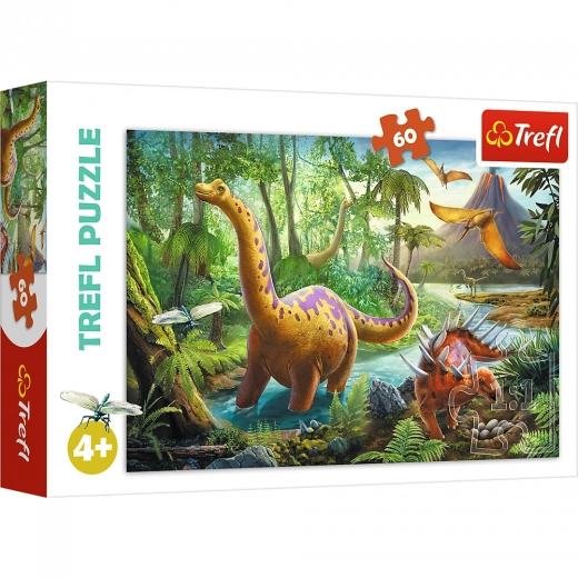 Puzzle Trefl Dinosauri 60 pezzi