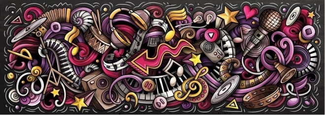 Puzzle panoramico Elementi di ritmo 1000 pezzi